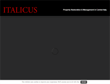 Tablet Screenshot of italicus.com